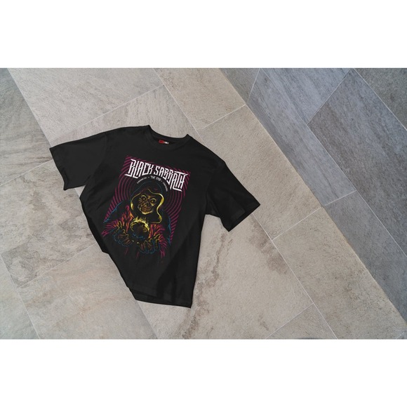 Band rock T-shirt | Skull Crystal Ball Graphic Tee | Mystical Psychic T-Shirt - Picture 6 of 10